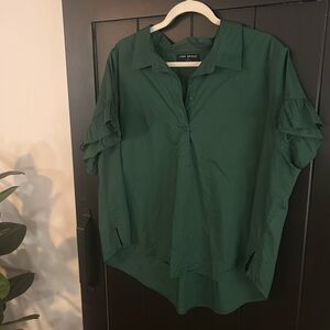 Ruffle sleeve blouse